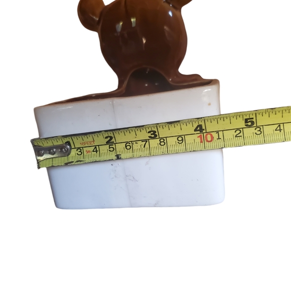 Vintage teddy bear planter - Picture 4 of 6